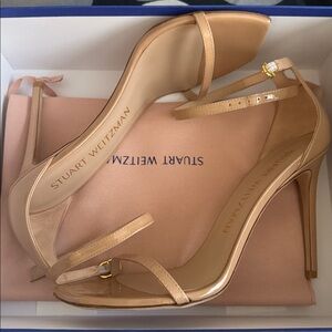 Stuart Weitzman Nude Heeled Sandals